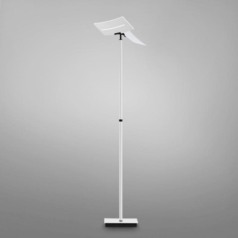 Lampadaire Led Evolo Blanc Intensité Variable Et Cct