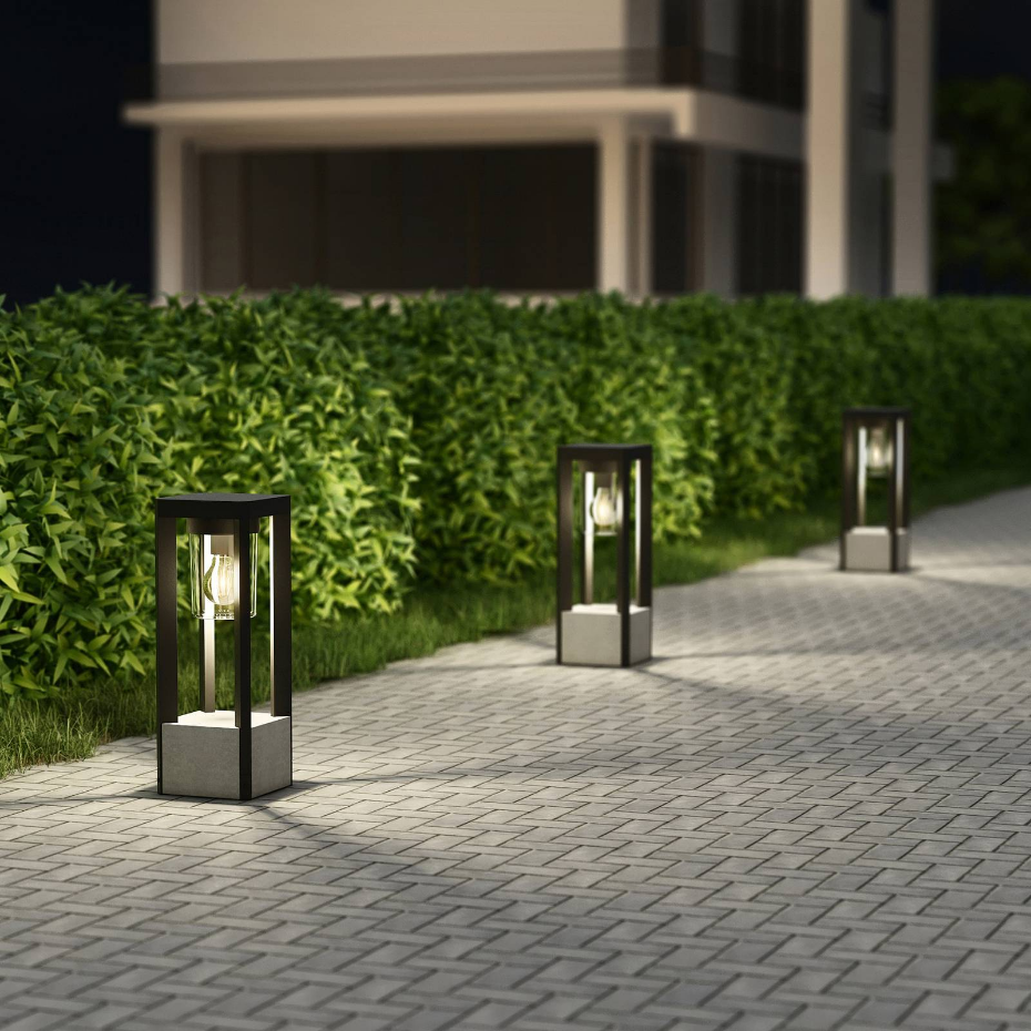 Luminaire extérieur en aluminium moderne