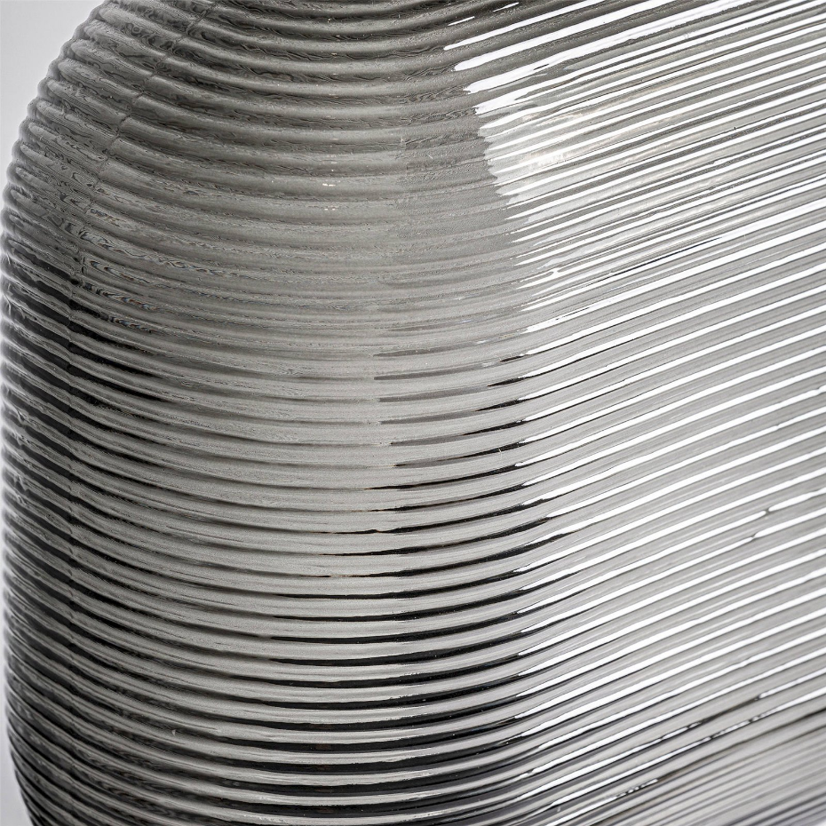 Lampe de table contemporaine en verre translucide