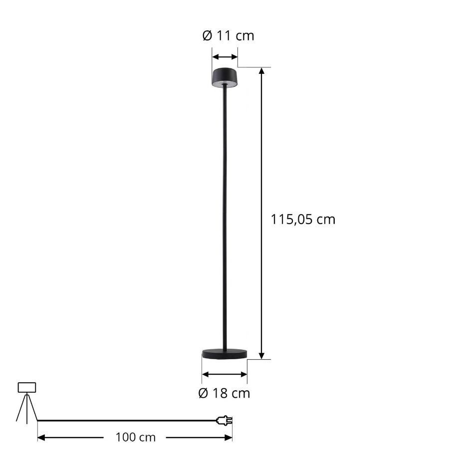 Luminaire de terrasse en aluminium moderneLED
