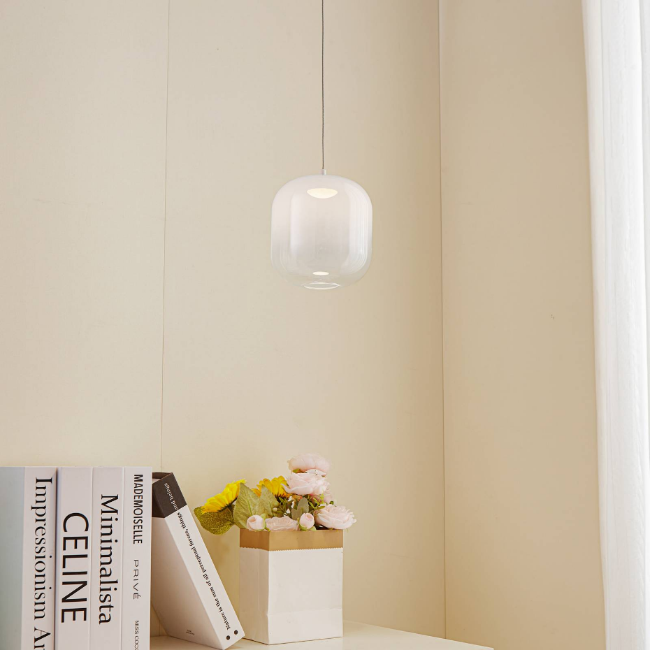 Suspension en verre moderneLED, Avelinra