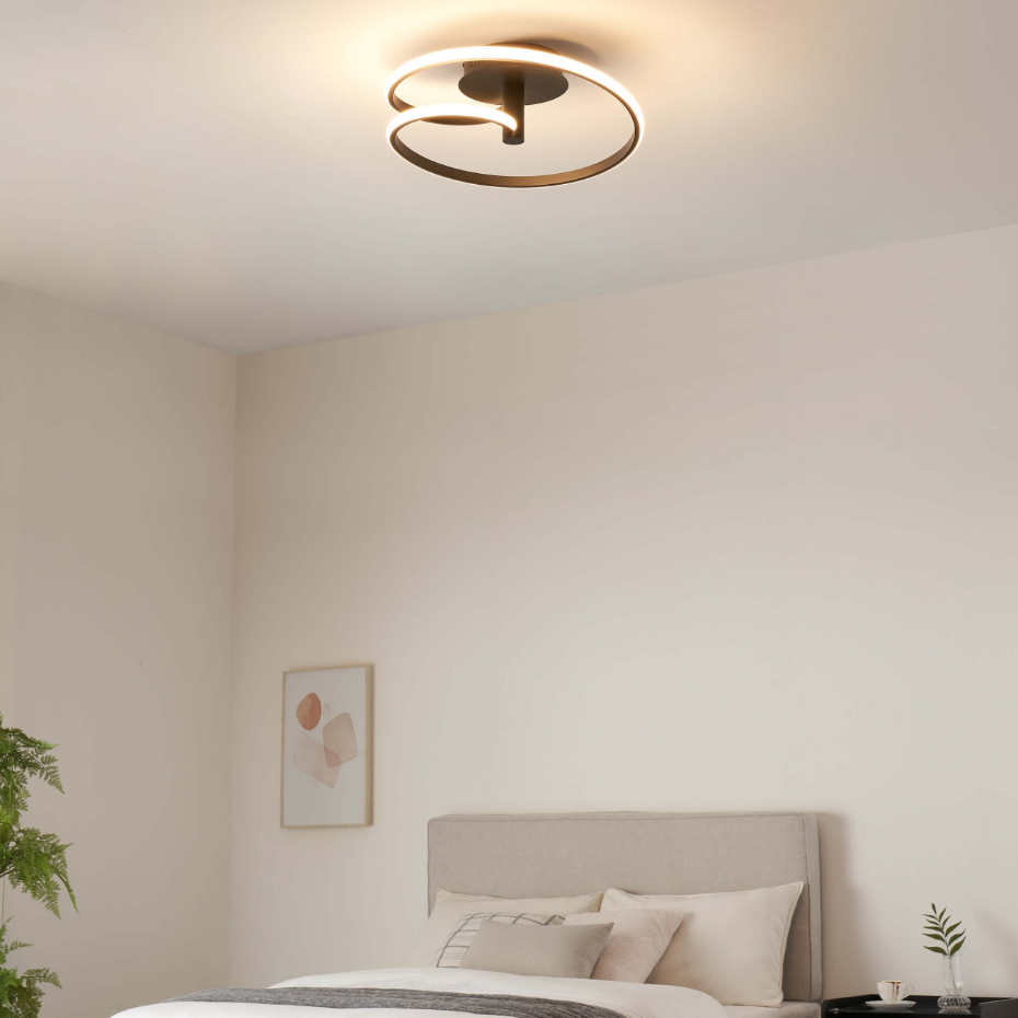 Plafonnier moderne avec cercles LED - KEANE