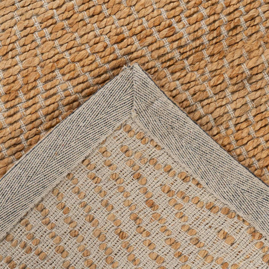 Tapis salon, fait main en jute