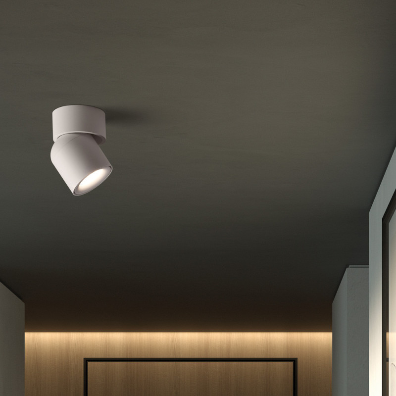 Plafonnier spot GU10 orientable Martina blanc IP44