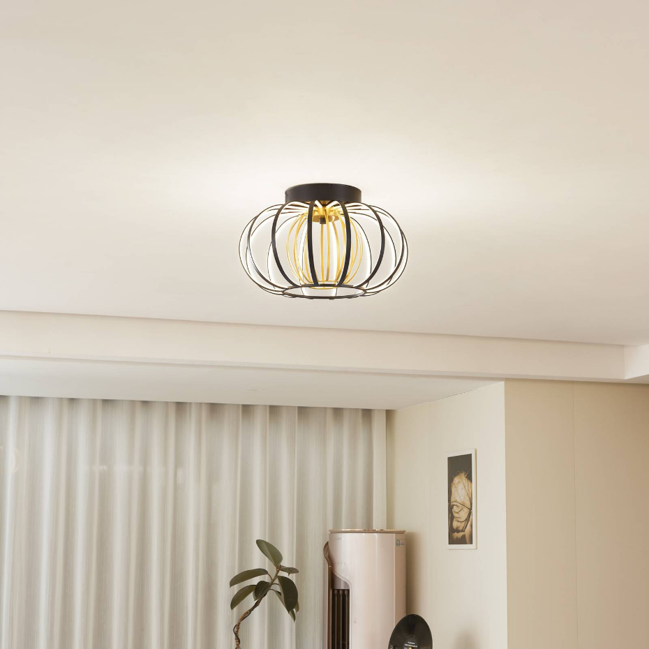 Plafonnier en métal moderneLED, Birger