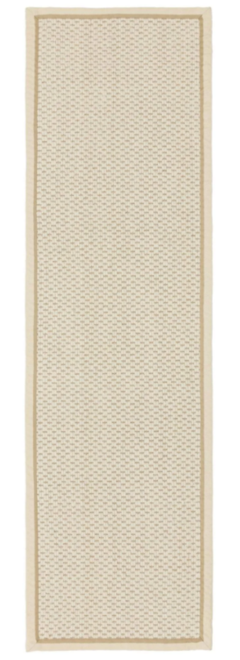 Tapis de salon moderne laine et jute ROKA