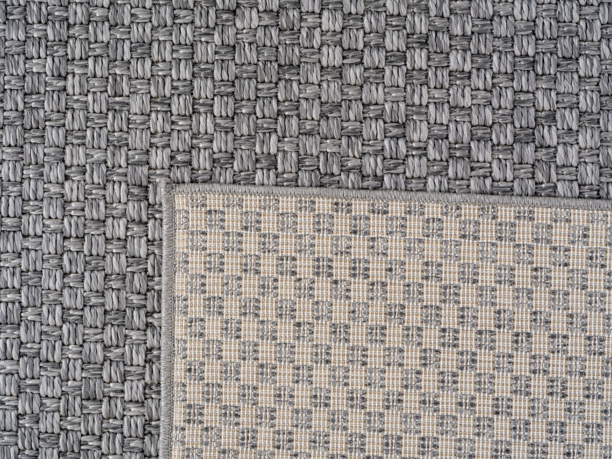 Tapis intérieur extérieur tissé à motif géométrique NEREA