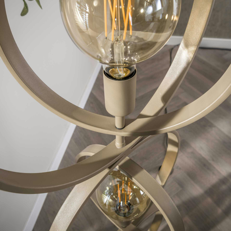 Lampadaire industriel 3 anneaux TRIBECA