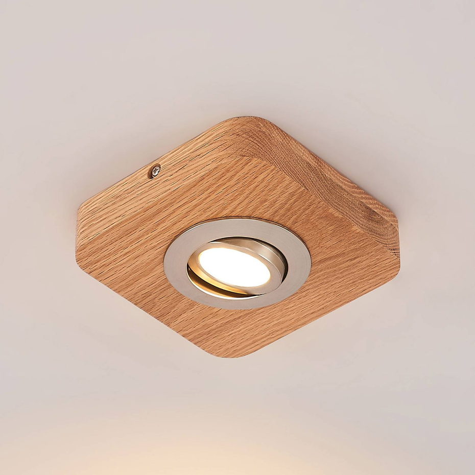 Plafonnier en bois moderneLED, Mikari