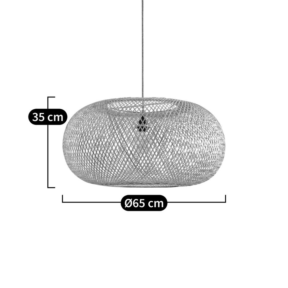 Suspension en bambou Ø65 cm, Ezia