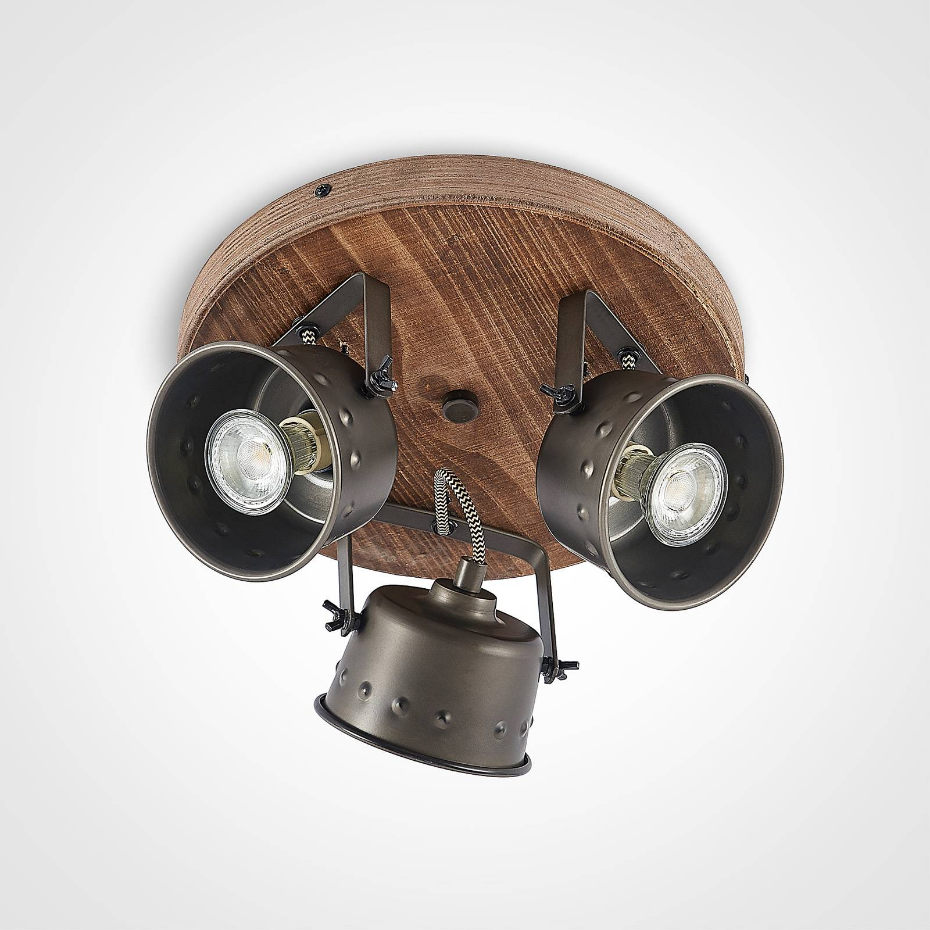 Projecteur halogène en métal vintage