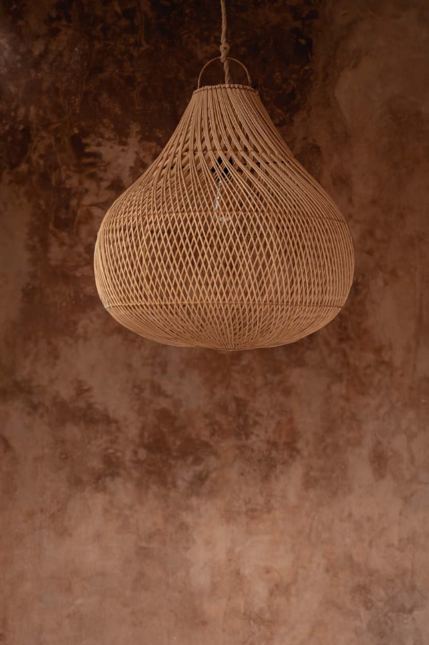 Suspension en rotin BOTTLE