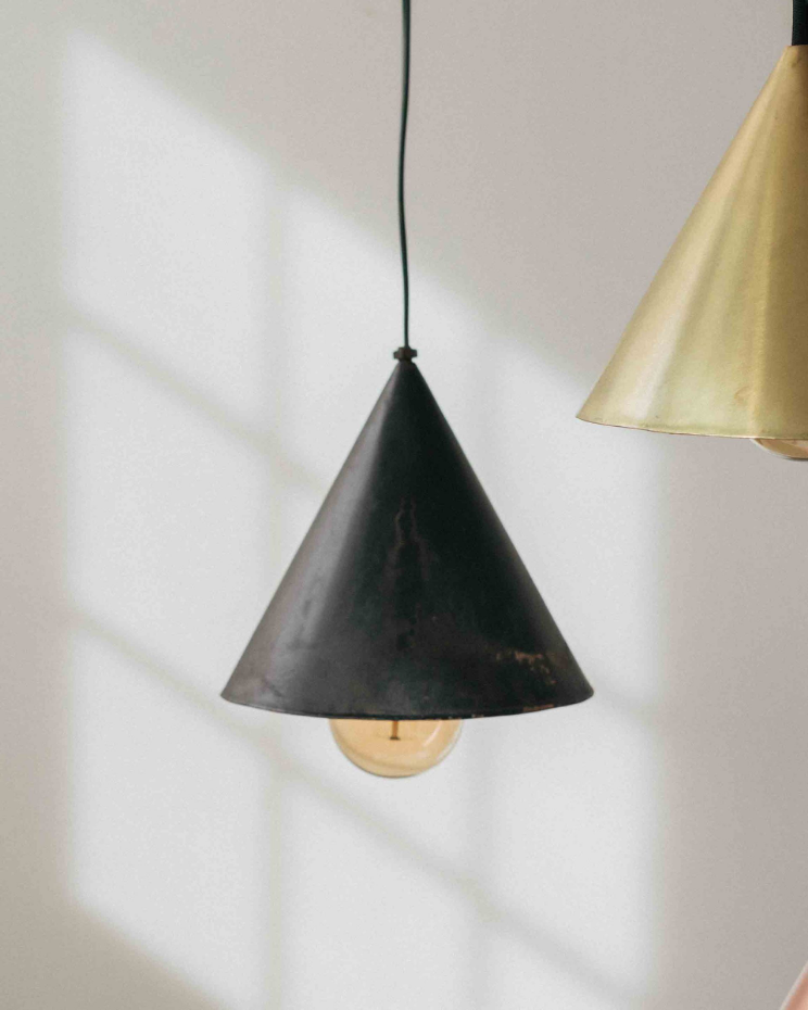 Lampe suspendue avec écran en fer - REMEI