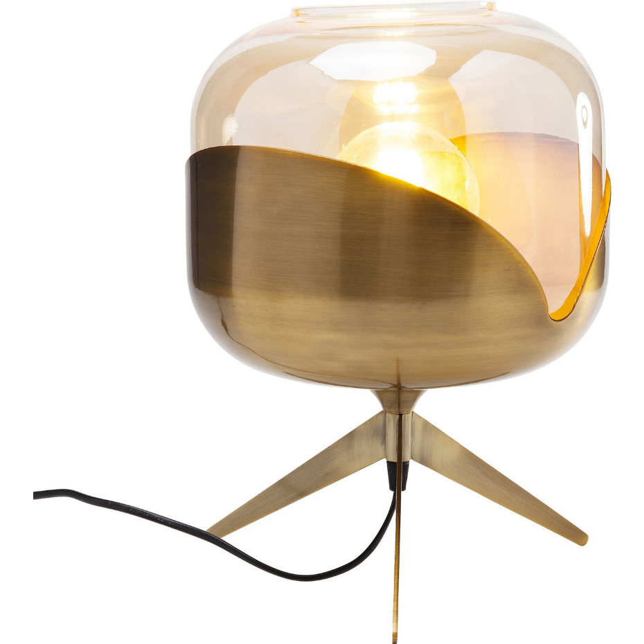 Lampe en verre et acier, GOBLET BALL