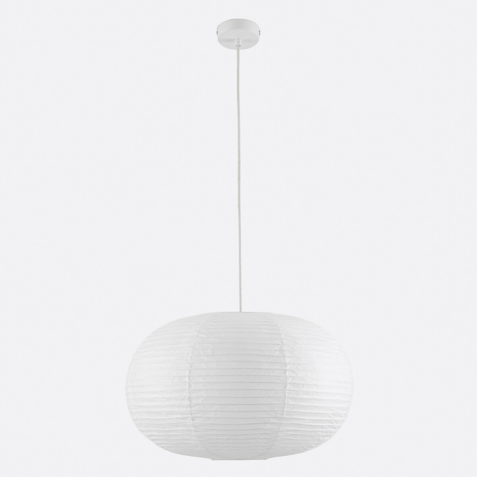 Suspension boule en papier de riz, diamètre 50 cm, LUNEA