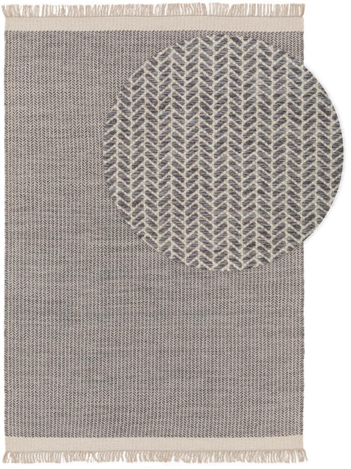 Tapis de laine tissé main KIM