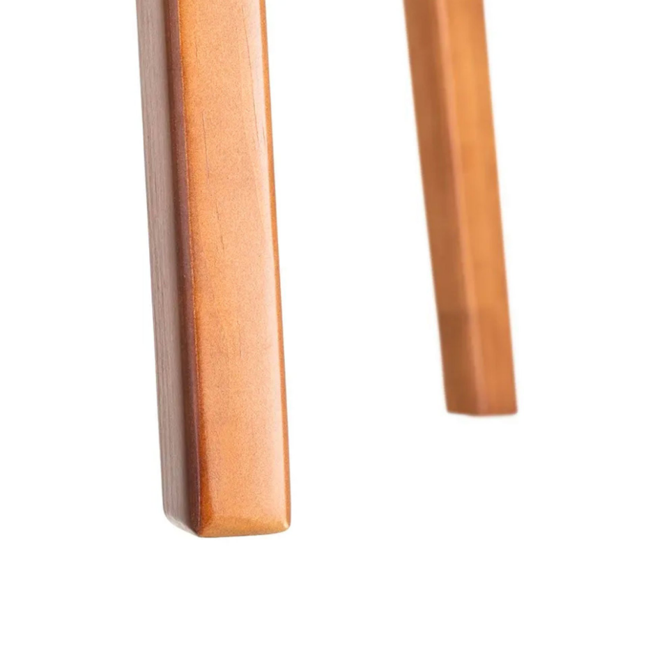 Lampadaire bois et abat-jour beige 40x40x158cm