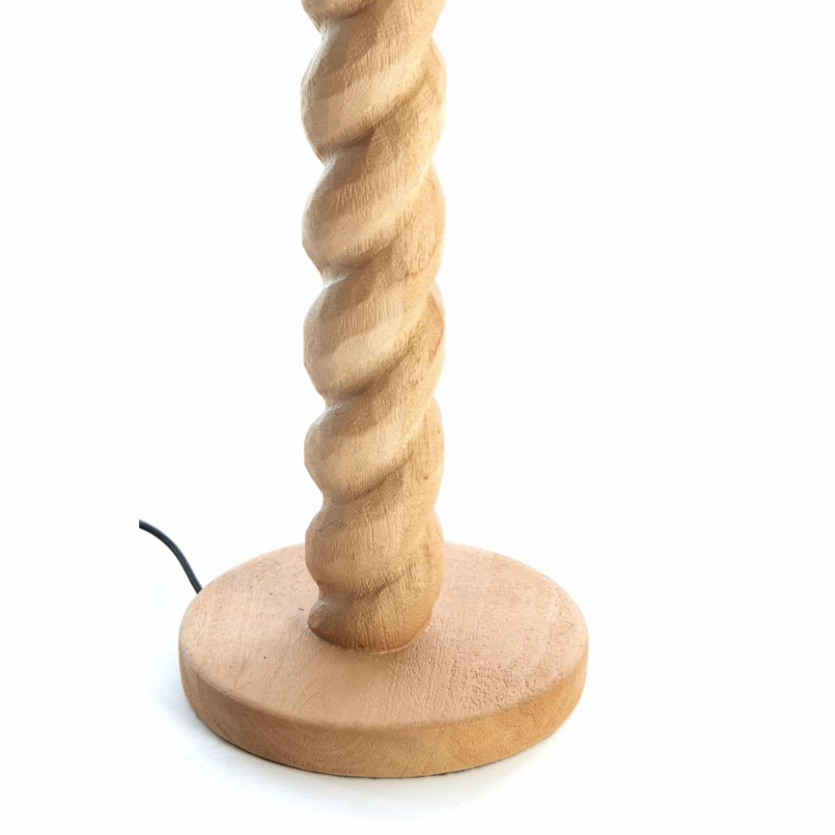 Base De La Lampe Bois NANNO