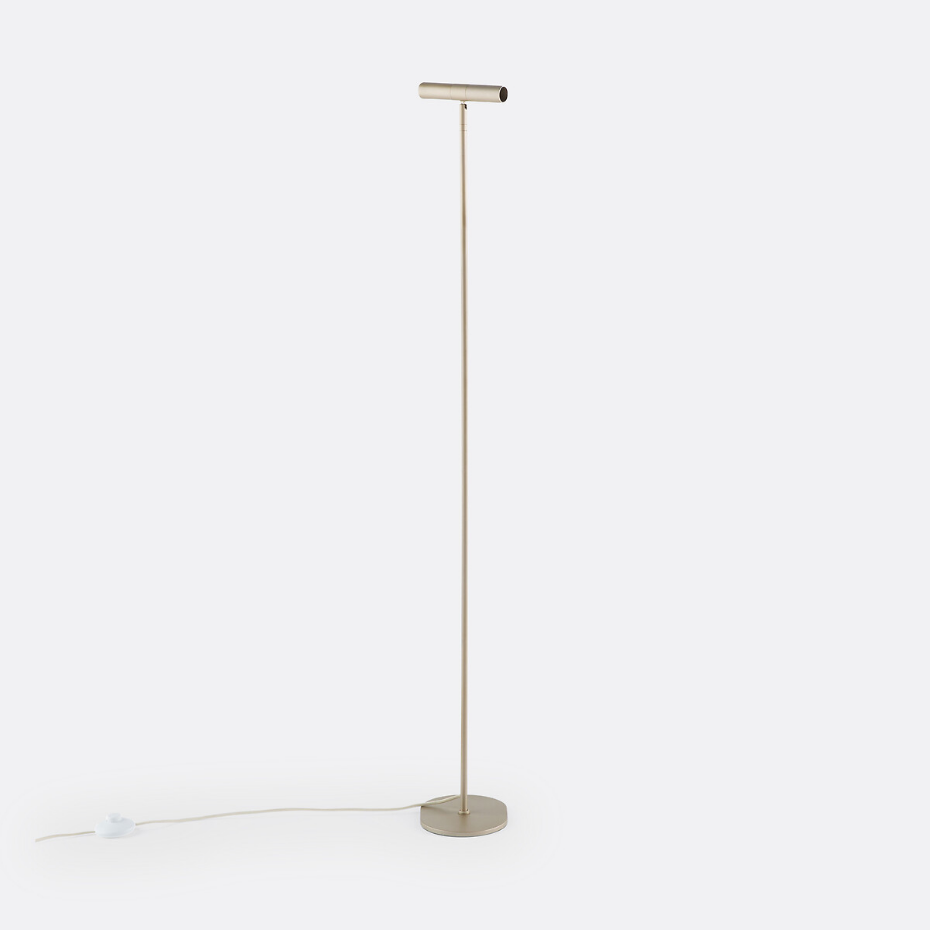 Lampadaire/liseuse orientable en métal fer, Joha