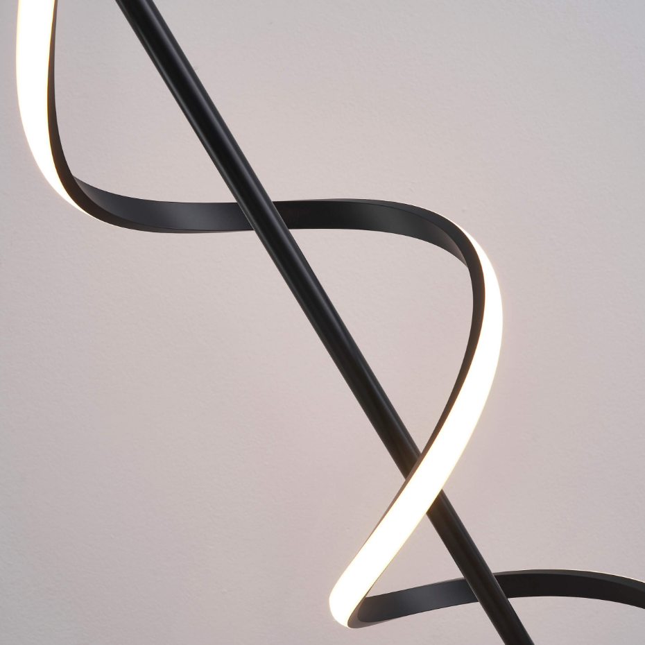 Lampadaire design avec bande LED - SIMARIA