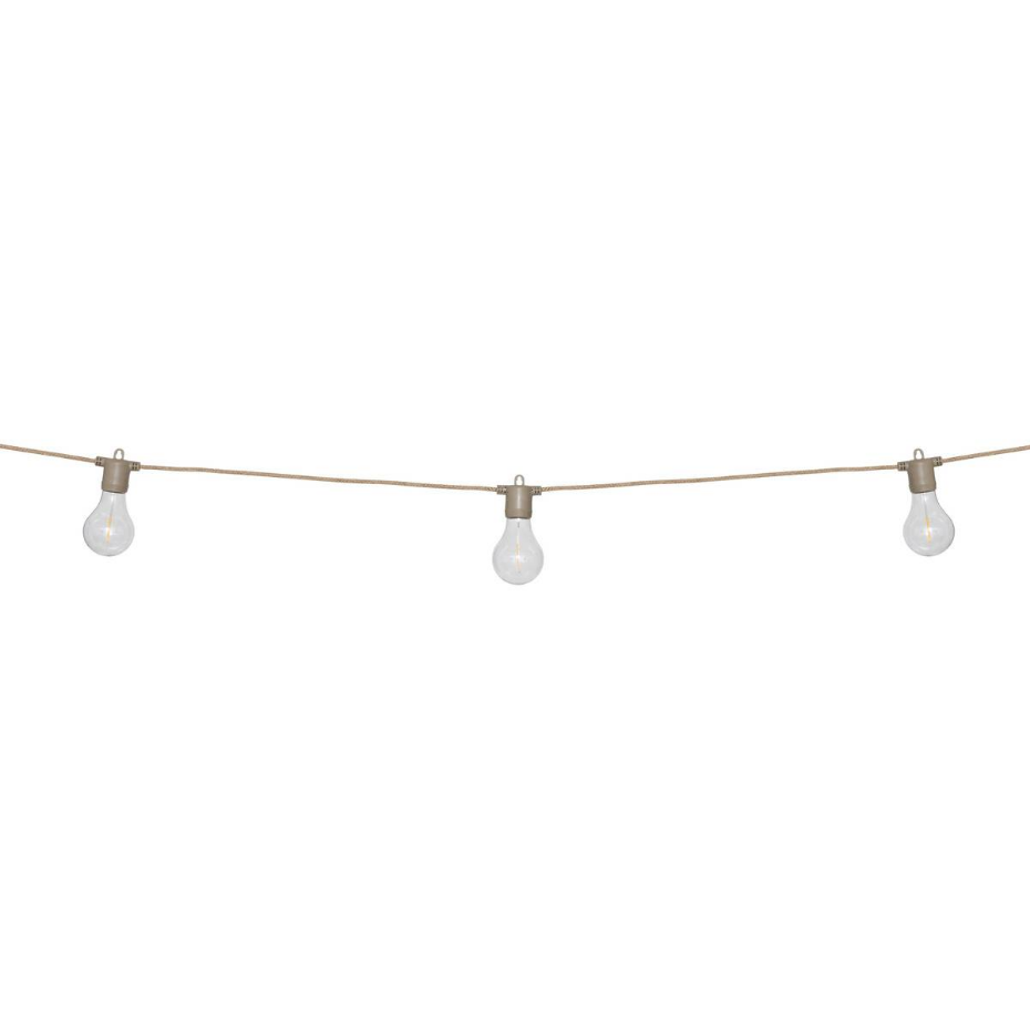 Guirlande d'extérieur solaire 10 ampoules GINA
