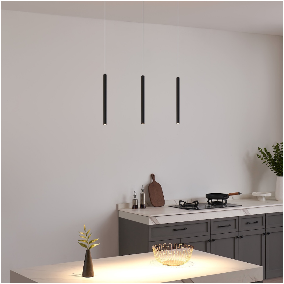 Kit rail 3 suspensions LED tubes - LYNE