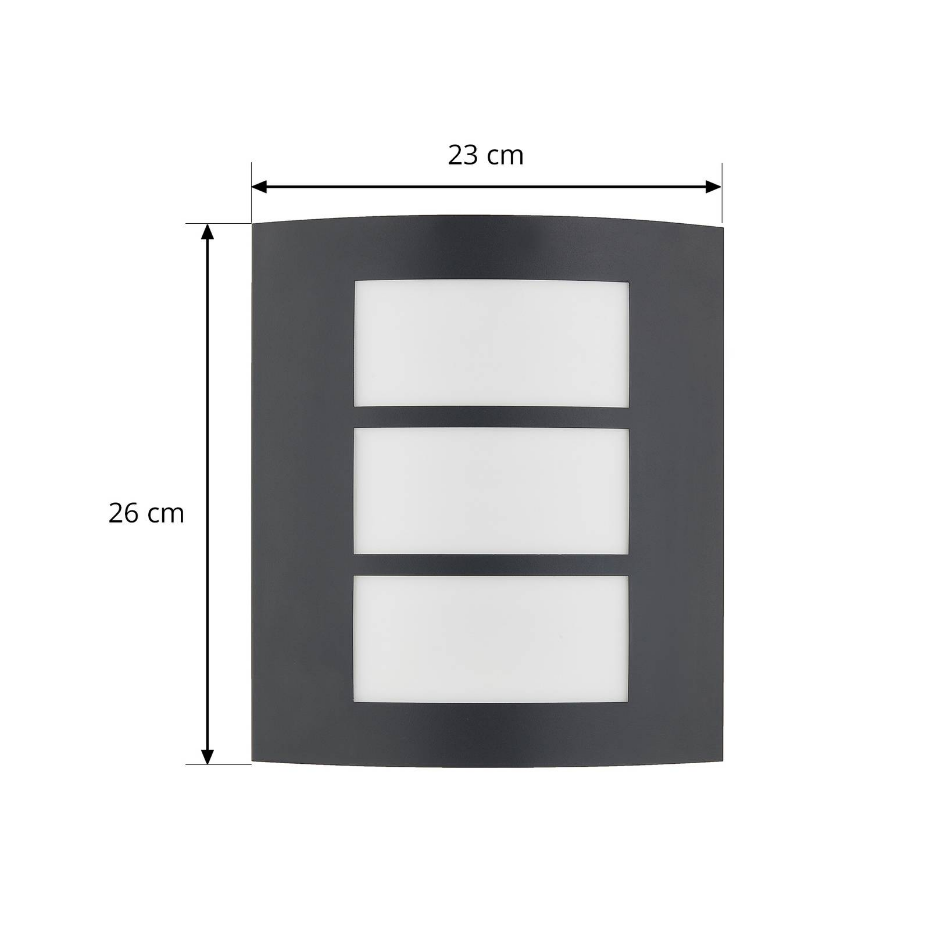 Applique extérieure en aluminium moderne