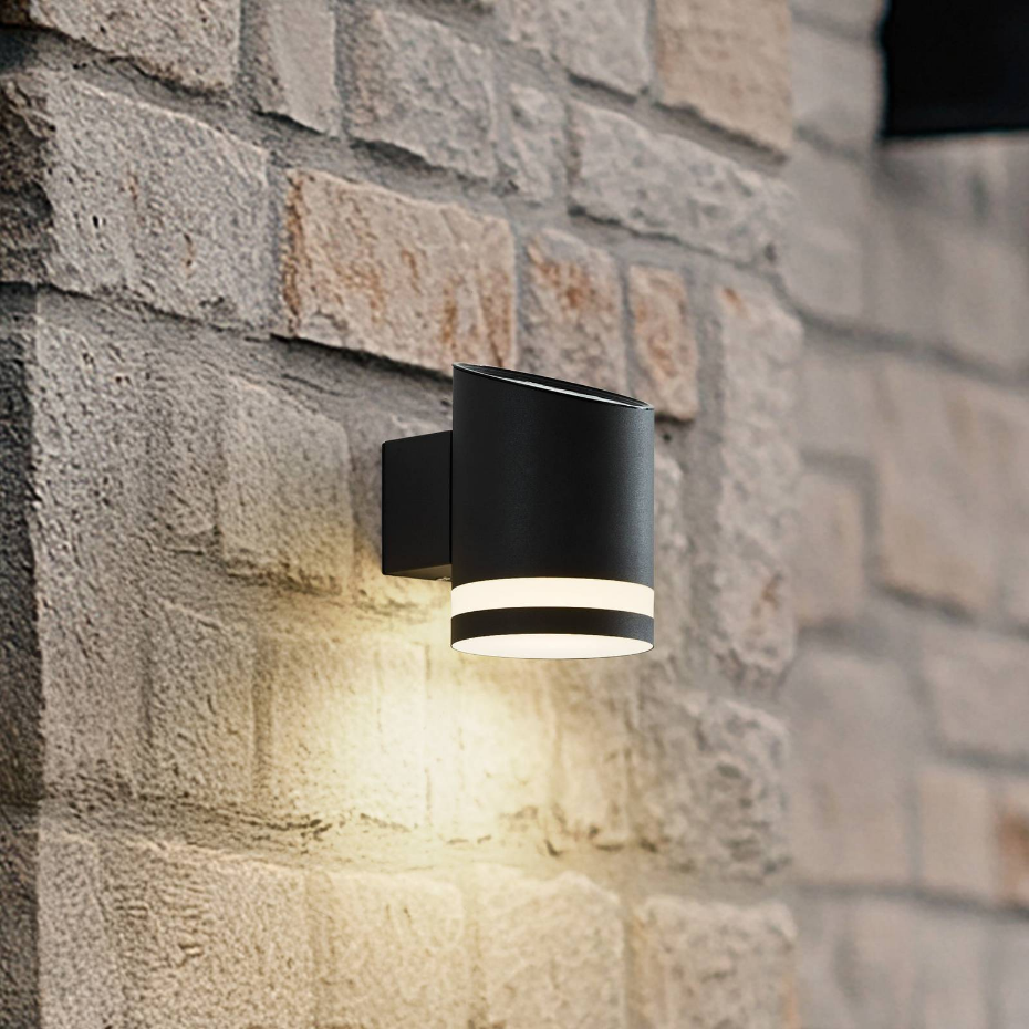 Lampe solaire extérieure en inox moderneLED