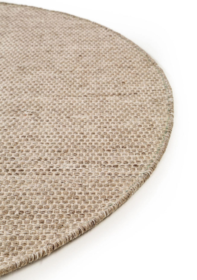 Tapis rond de laine tissé main ROCCO