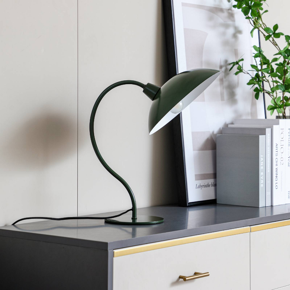 Lampe à poser en métal moderne, Arvadon