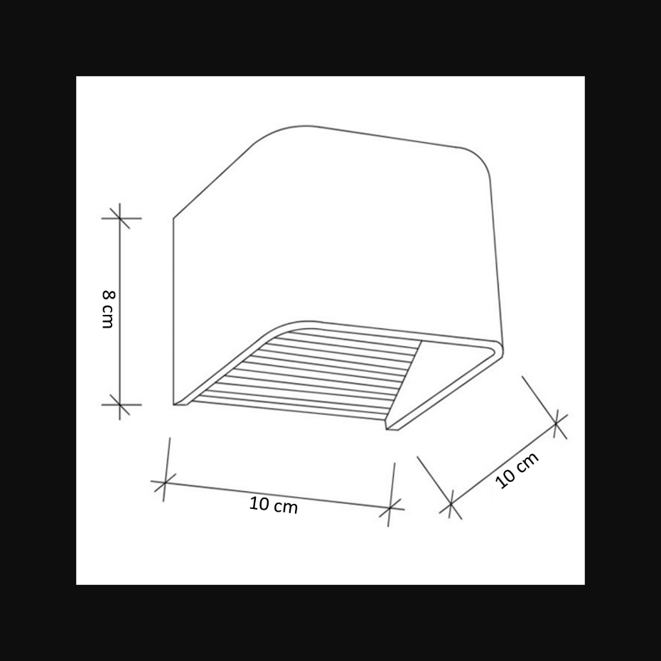 Applique murale design dimmable - QUADRA