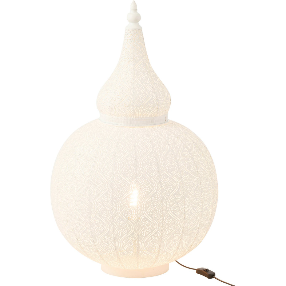 Lampe orientale en métal forme organique