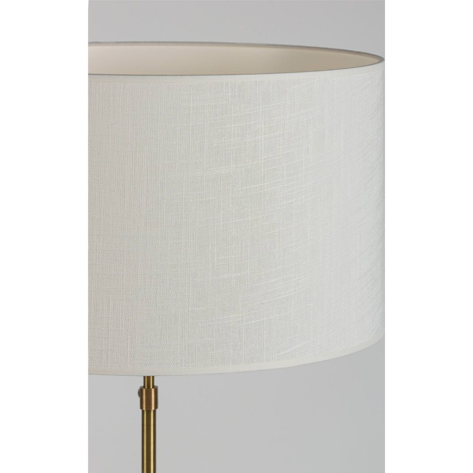 Abat-jour rond en lin pour salon ou chambre