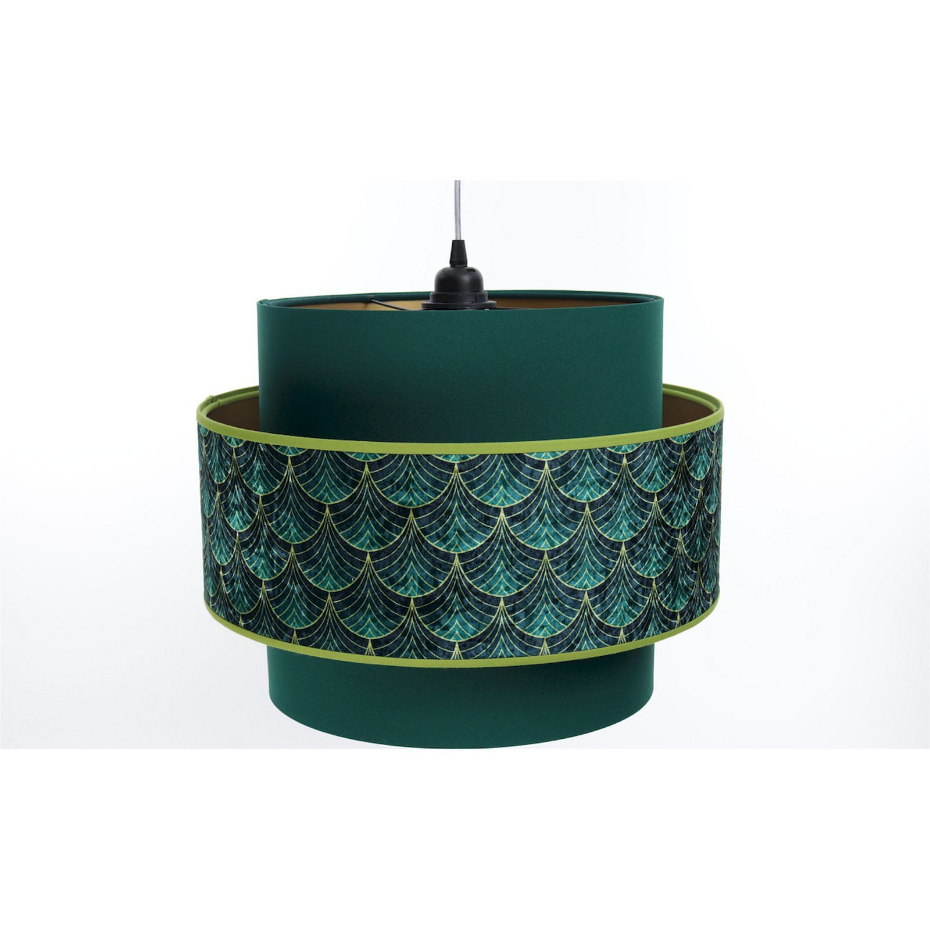 Suspension extérieure en velours à motif fleuri Doblo