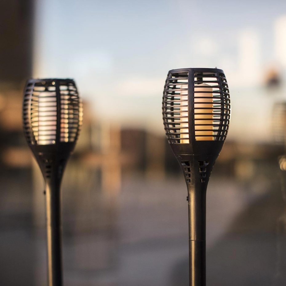 2 mini torches effet flamme MINI MAITY SUN H70cm