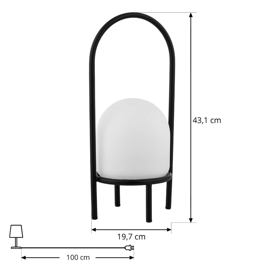 Luminaire de terrasse LED, Eleia