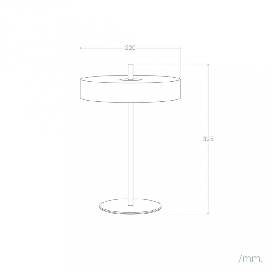 Lampe à poser en métal- ARIA