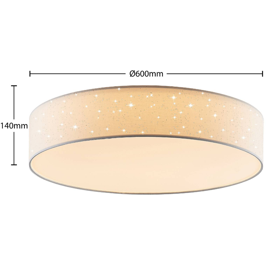 Plafonnier en textile moderneLED, Ellamina