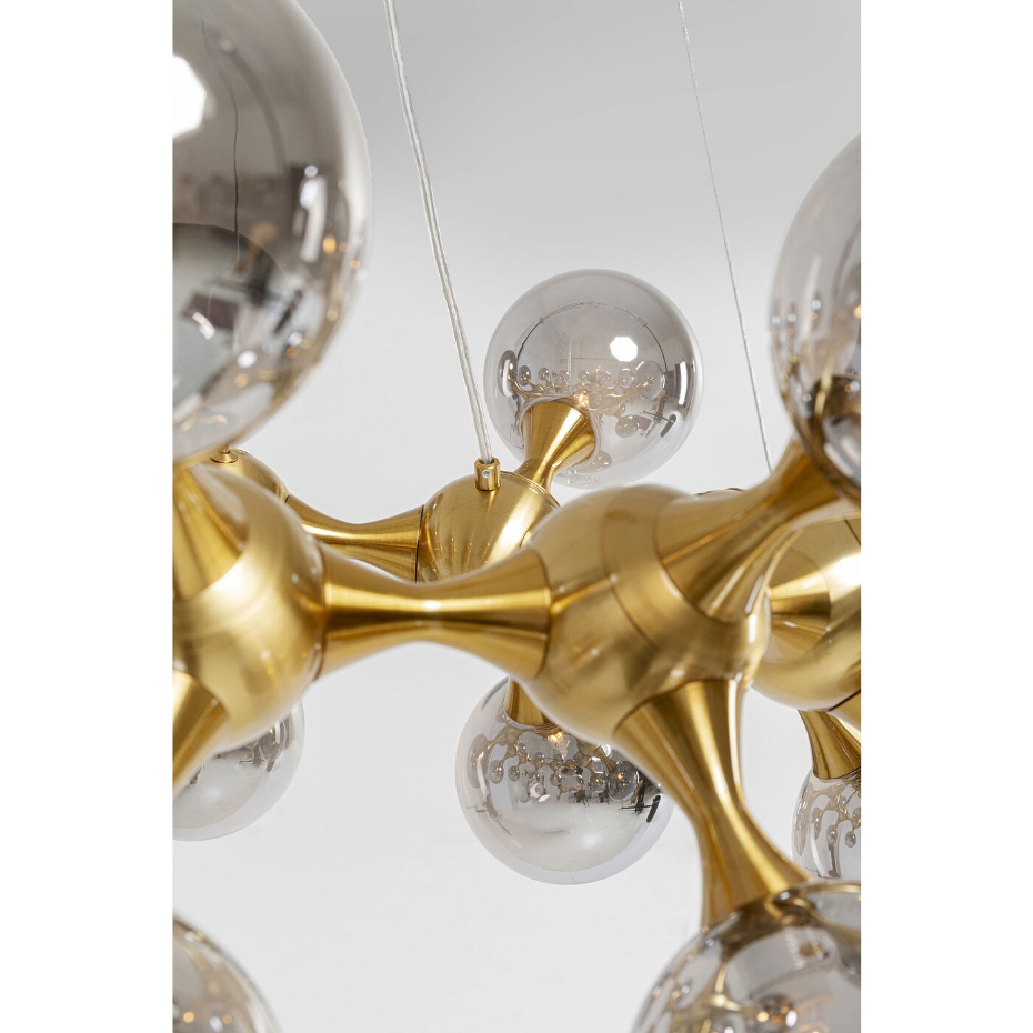 Suspension 18 abat-jours en verre, ATOMIC BALLS