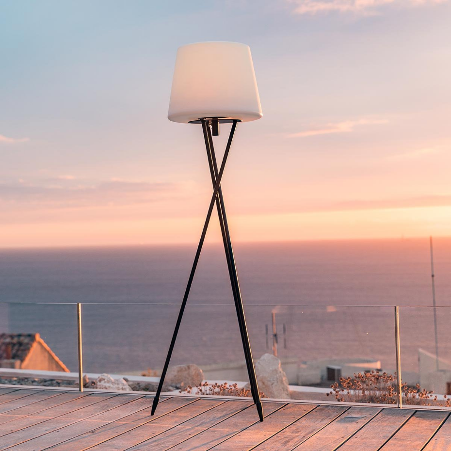 Lampadaire d'extérieur sans fil TRY RGB H150cm