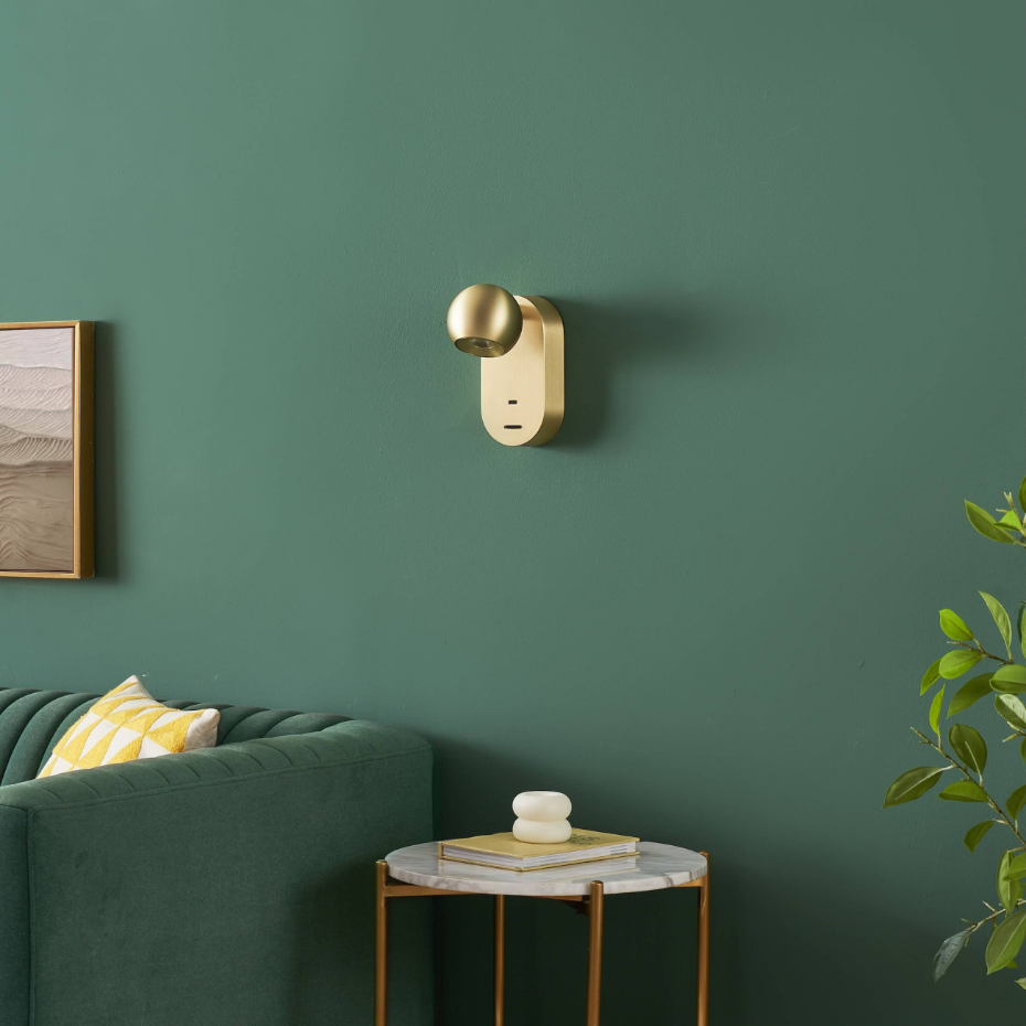 Applique LED chic avec port USB-C - YVAN