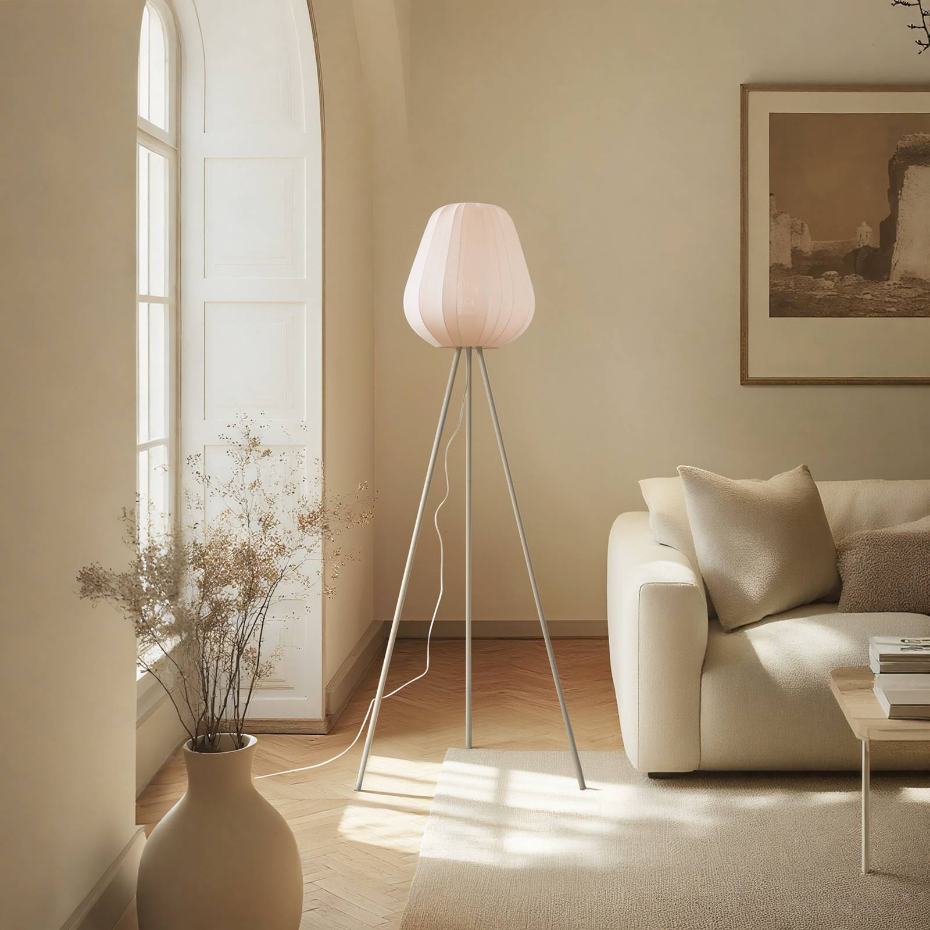 Lampadaire en textile scandinave, Helin