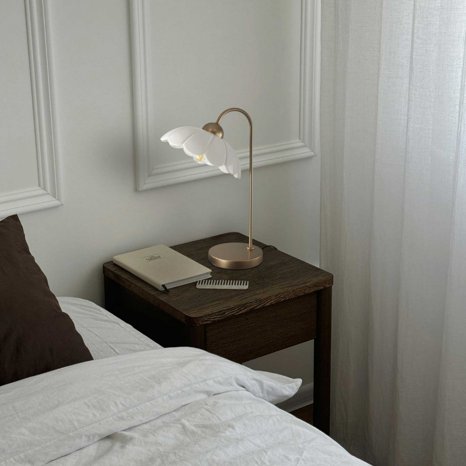 Lampe à poser en métal & céramique, CLARIS