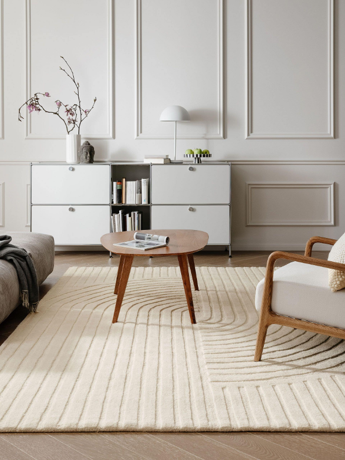 Tapis de laine tufté main YANIS