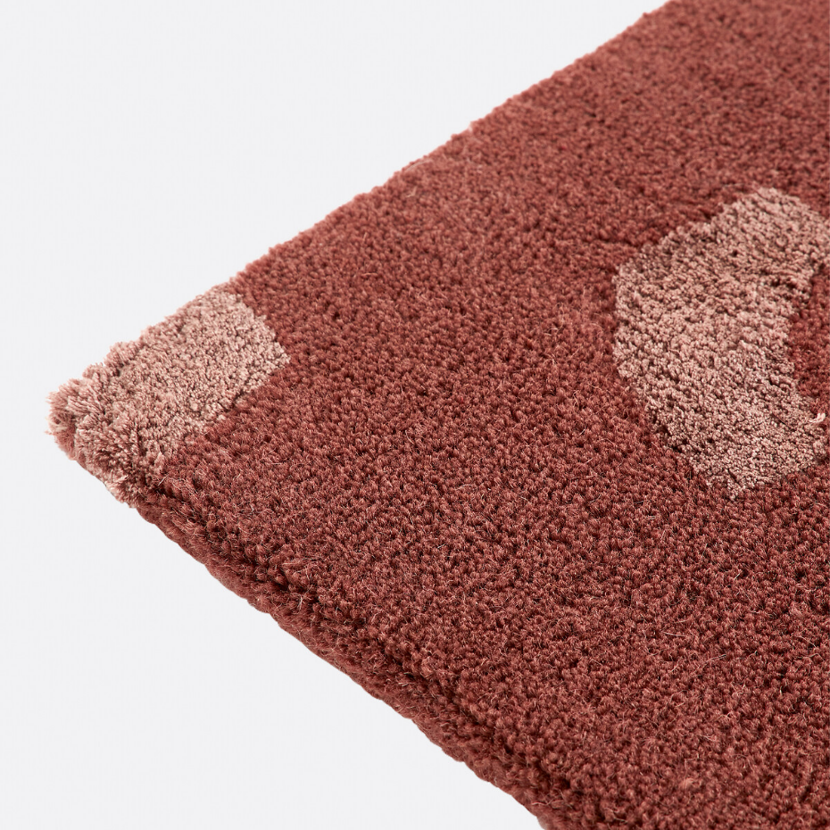 Tapis en 65% laine, motif léopard, THELMA