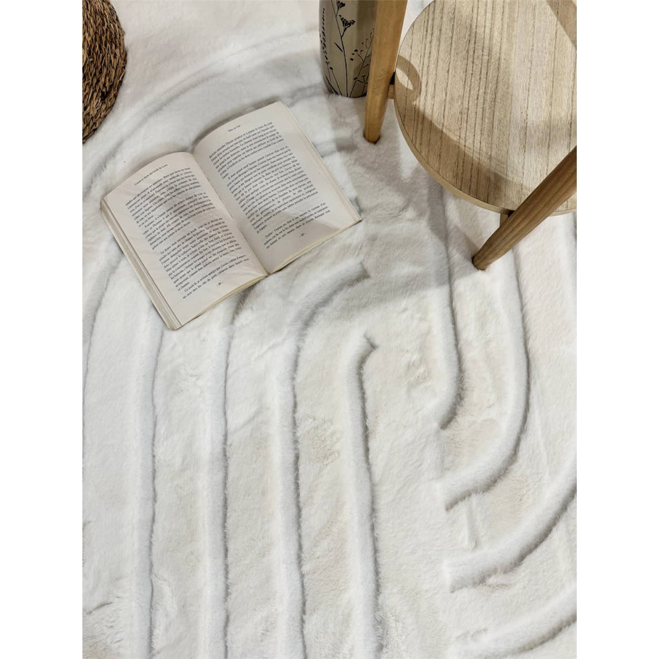 Tapis en polyester rectangulaire alaska