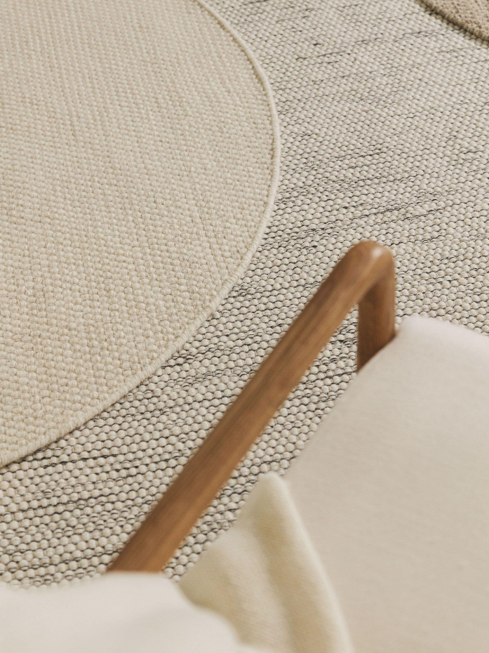 Tapis rond de laine tissé main ROCCO