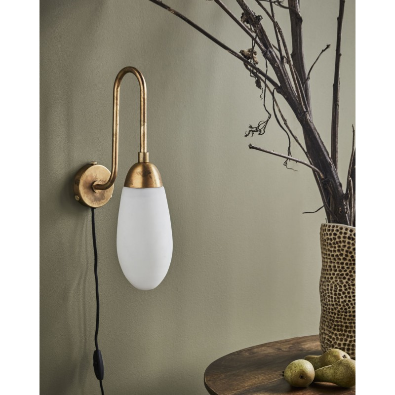 Applique murale goutte suspendue