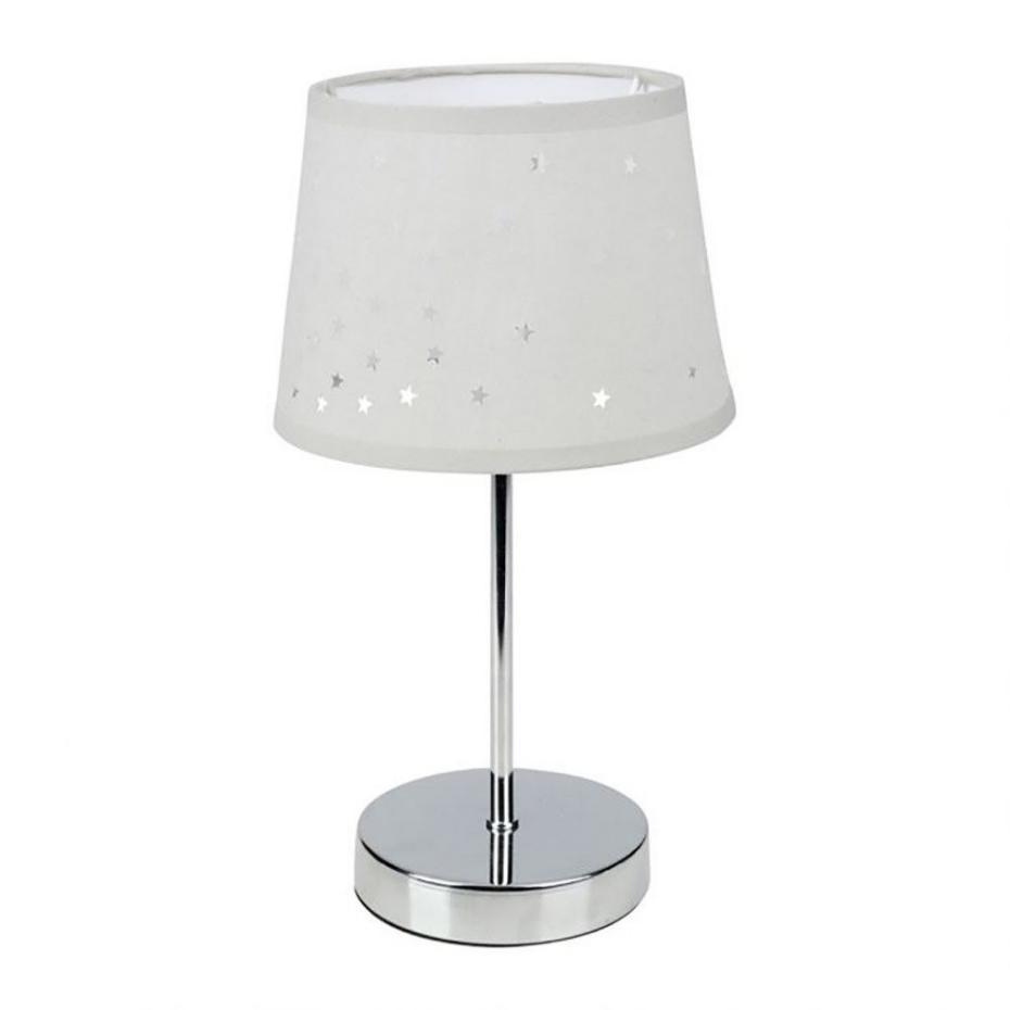 Lampe Métal Abat-jour Ajouré étoile Gris