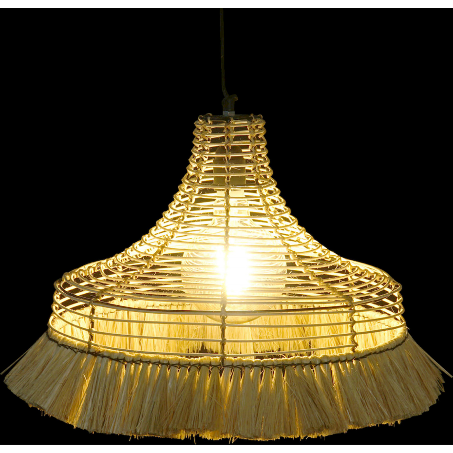 Suspension en jute et métal Colonial jute natural